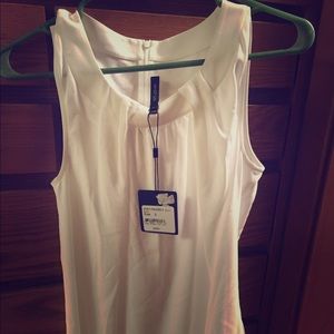 St. John White formal tank top Women’s Small